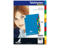 Kangaro tabblad a4 blanco pp 120 micron assorti 23-gaats 10-delig