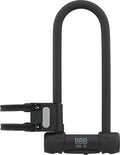 Bbb cycling art 3 fietsslot met houder - sold secure gold certificering - beugelslot geschikt voor elektrische fiets, stadsfiets, racefiets - zwart - 29,5 x 14,1 cm - secure u bbl-78