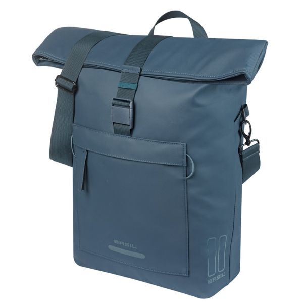 Basil Brooklyn MIK 17L Fahrradtasche, 14 x 32 x 40 cm, blau