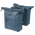Basil b.v. dubbele fietstas basil brooklyn mik 41l 14 x 30 x 37 cm - blauw