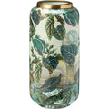 Home styling vaas jungle print 30cm metaal