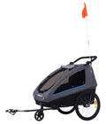 Polisport kinder aanhangwagen 20 inch met 3e wiel