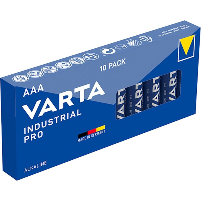 Varta industrial aaa r03 tray 10 stuks - 3015365