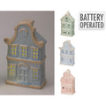 Home styling beeld grachtenhuisje led 15cm