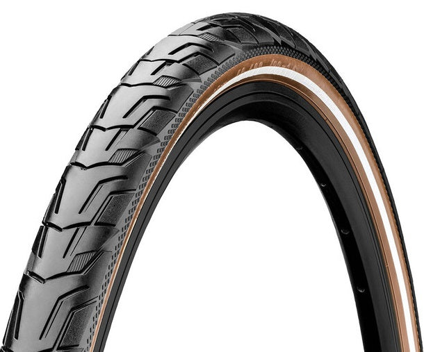 Continental 28x1.60 (42-622) ride city zwart-bruin reflex draad 0101605