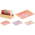 Home styling bordje glas met tekst 10x14cm
