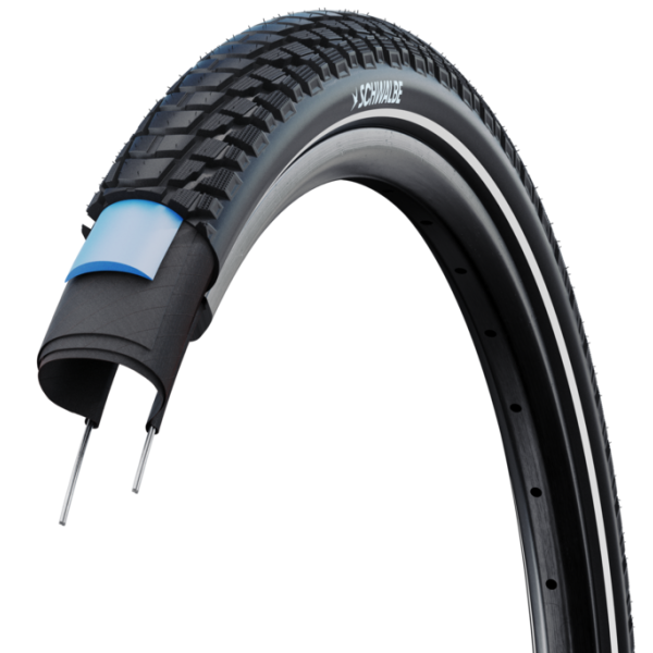Schwalbe buitenband marathon plus tour 28 x 1.75 47-622 - zwart met reflectie