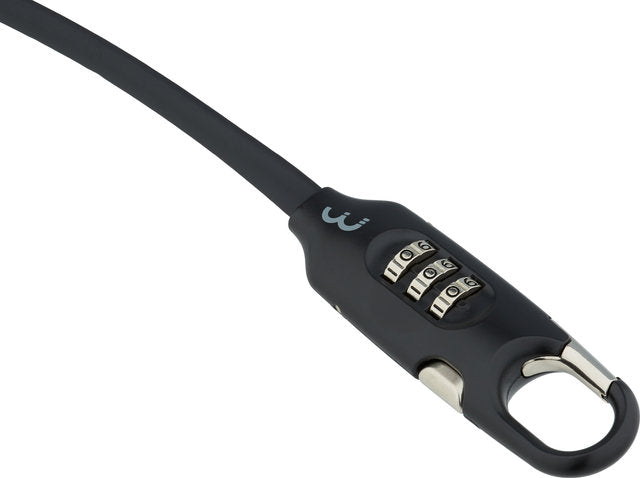 Bbb cycling loopsafe fietsslot cijferslot - compact en lichtgewicht kabelslot fiets - zwart - 120 cm - bbl-55