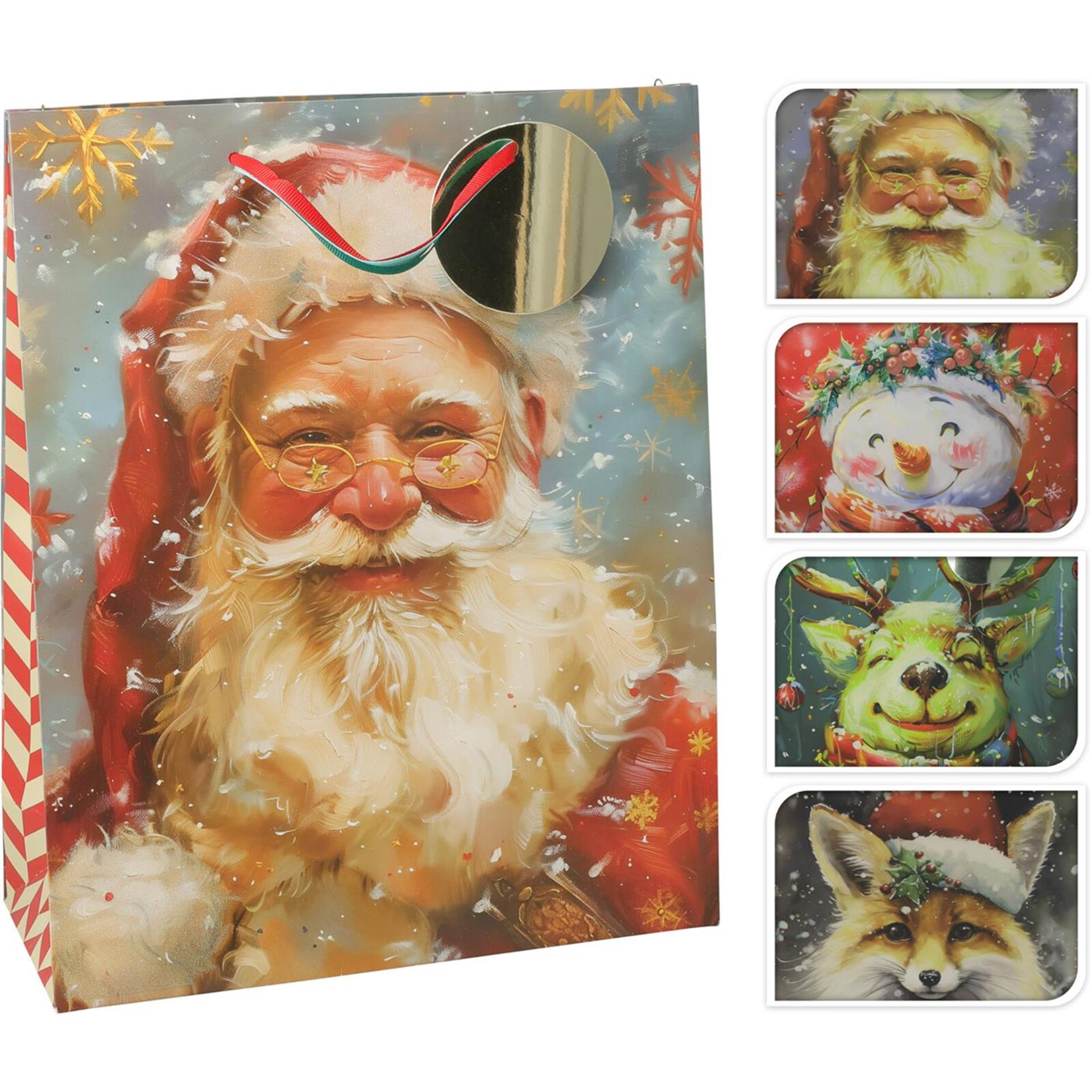 Home styling geschenktas kerst l assorti