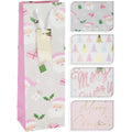 Home styling geschenktas voor fles kerst
