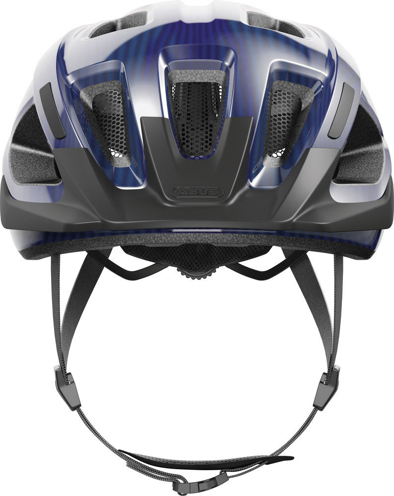Abus Aduro 3.0 LED-Helm, lila Wellen, Größe L (58-62 cm)