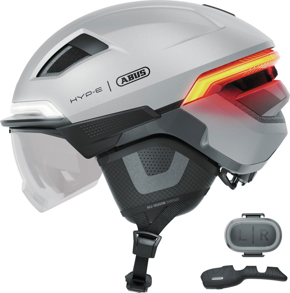 Abus Smart Helmet Hyp-E Blackace Gleam Silver L 57-61 cm