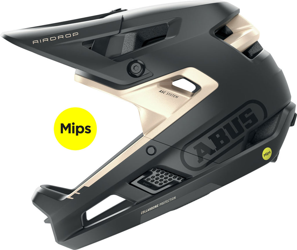 Abus helm airdrop mips l xl 58-62 black gold