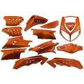 13-teiliges Edge-Kennzeichen-Set für Peugeot Speedfight 2 – orange-metallic