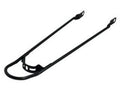 spatbordstang met bumper 28 inch achter zwart