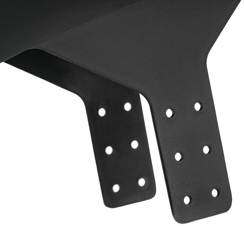 Acid mud blocker mudguard front