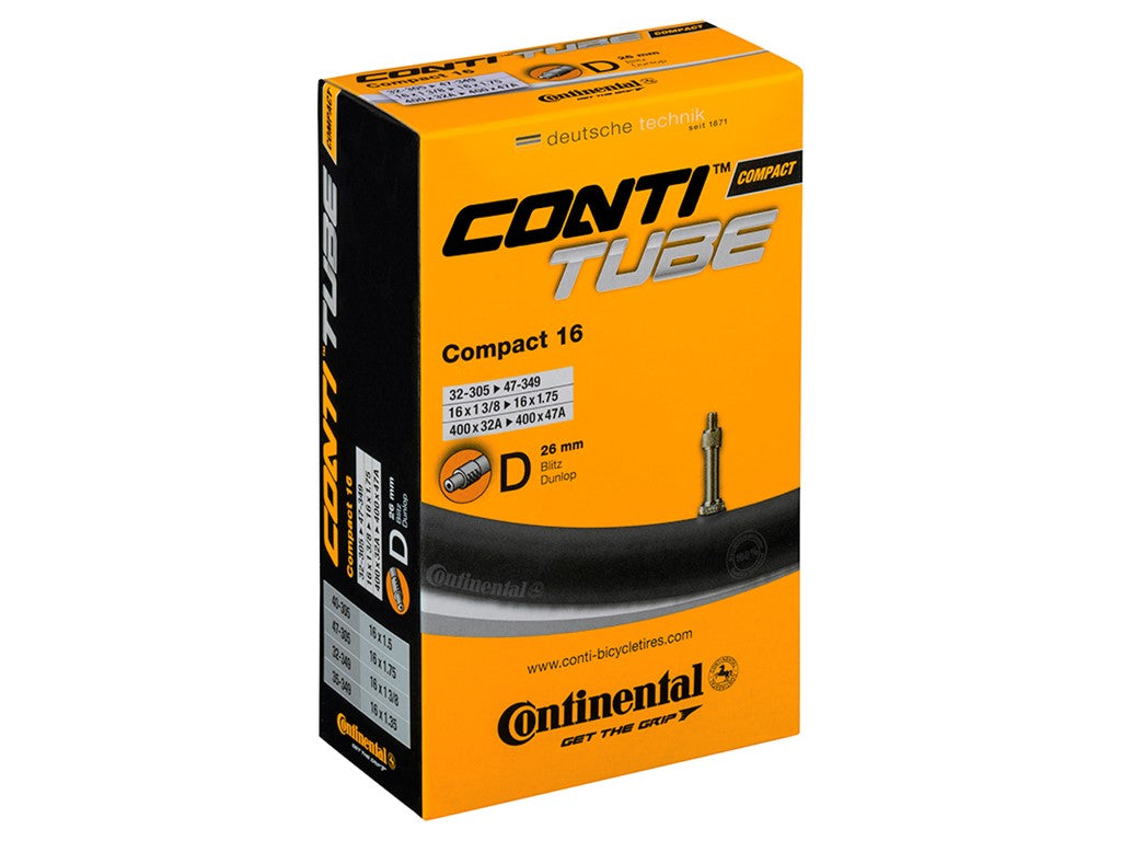 Continental-Innenschlauch Compact 16 dv 26 mm