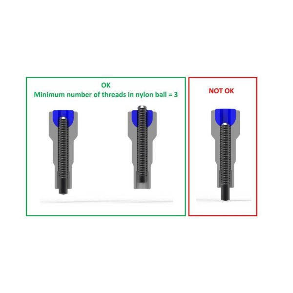 Alpina Spaaknippel met ronde kop 14G 15.0mm 4 Fg 2.3 ABS messing zwart (144 stuks)