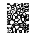 Carabelle studio • embossing template rouages