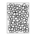 Carabelle studio • embossing sjabloon sur les galets