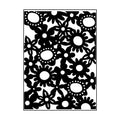Carabelle studio • embossing sjabloon avec des fleurs