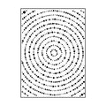 Carabelle studio • embossing sjabloon 10,8x14,6cm grands cercles