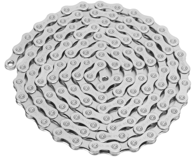 Edge fietsketting 12 speed chn-006 met 130 schakels - zilver