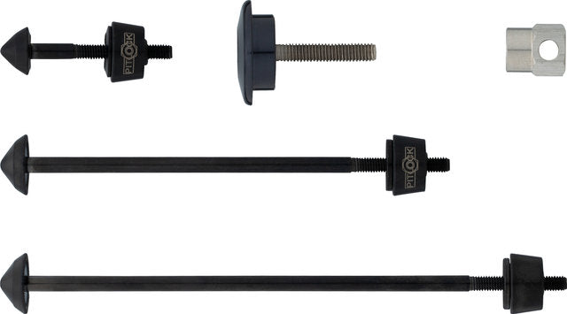 Pitlock security set 02 ga front wheel + rear wheel + seatpost + ahead
