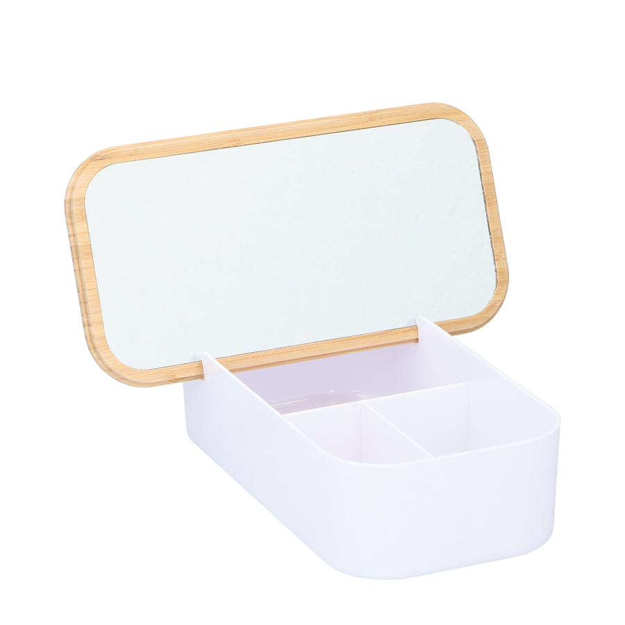 Make-up-Organizer mit Spiegel, 25 cm