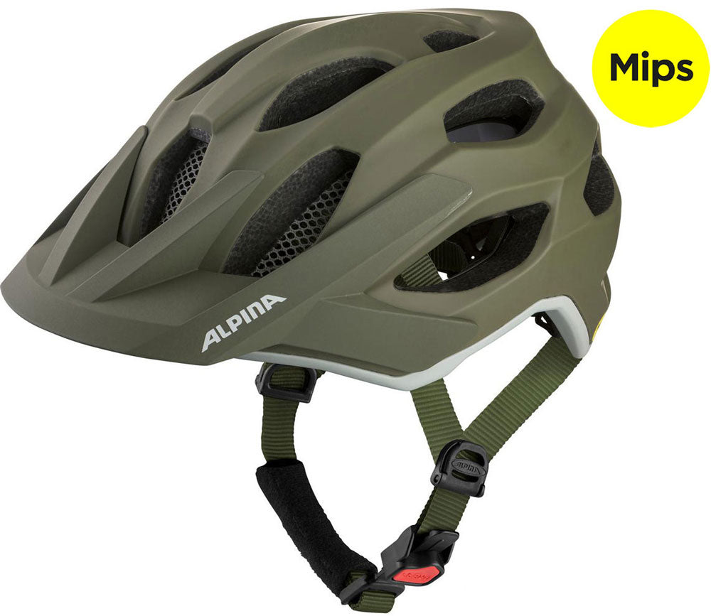 Olympic sportswear alpina sports mtb helm apax mips 57-62 mat groen