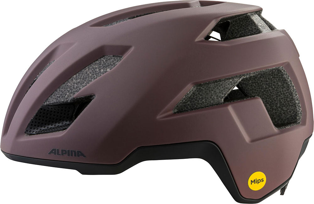 Olympic sportswear alpina sports tour helm taunus gravel mips 59-61 mat donkerbr