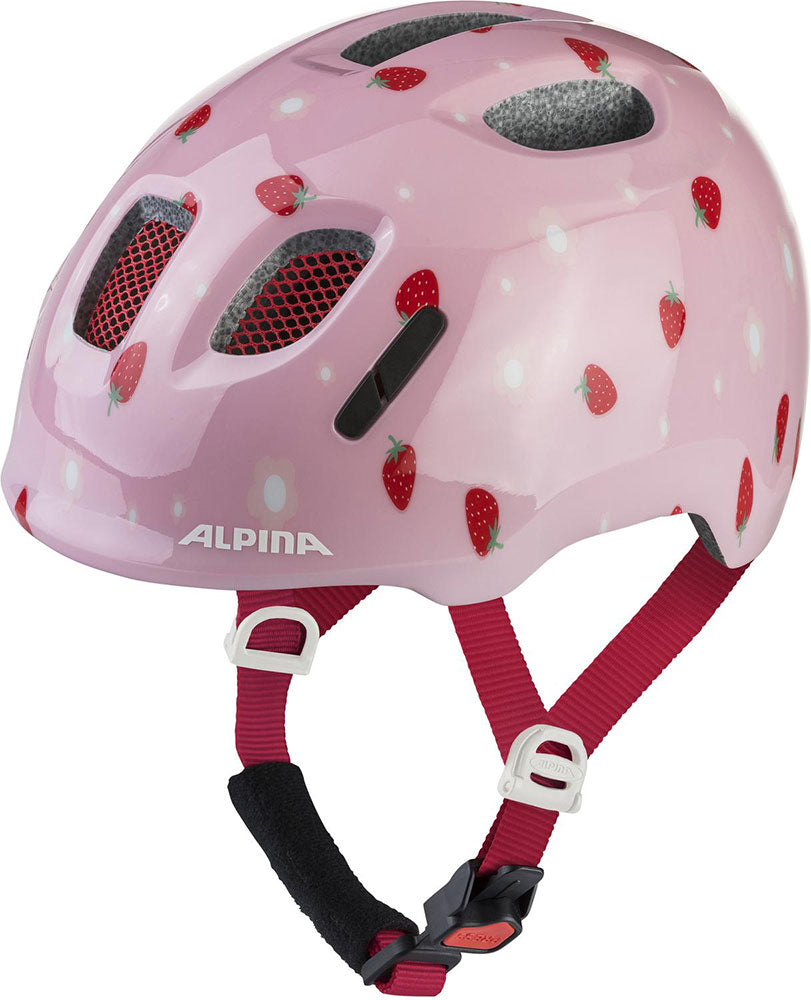 Alpina ximo 2 strawberry gloss - kid's helmet