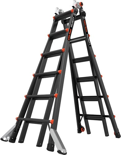 Altrex velocity black pro vouwladder | 4 x 6 sporten - 503946