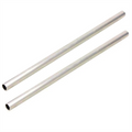 Aluminiumrohr, 2 Stück, für Hintergrundrollen, 100 cm x 5 cm x 2,5 mm