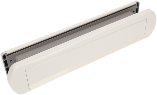 Ami briefplaat tochtklep ep 975 wit9016 schachtdelen deurdikte 53 57 climate comfort - 400689