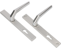 Ami deurkruk 357 vastdraaibaar 245 30 profielcilinder 72 m5 r5,5 f1 deurdikte 53 57 mm. - 511740