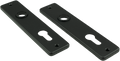 Ami kortschild 180 41 rh profielcilinder 72 zwart 9005 str - 739116