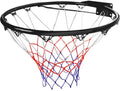 Angel Sports Basketballkorb mit Netz 46 cm schwarz
