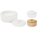 Home styling kaars in pompoen potje 5cm