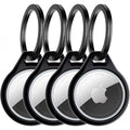 Apple airtag sleutelhanger set - zwart