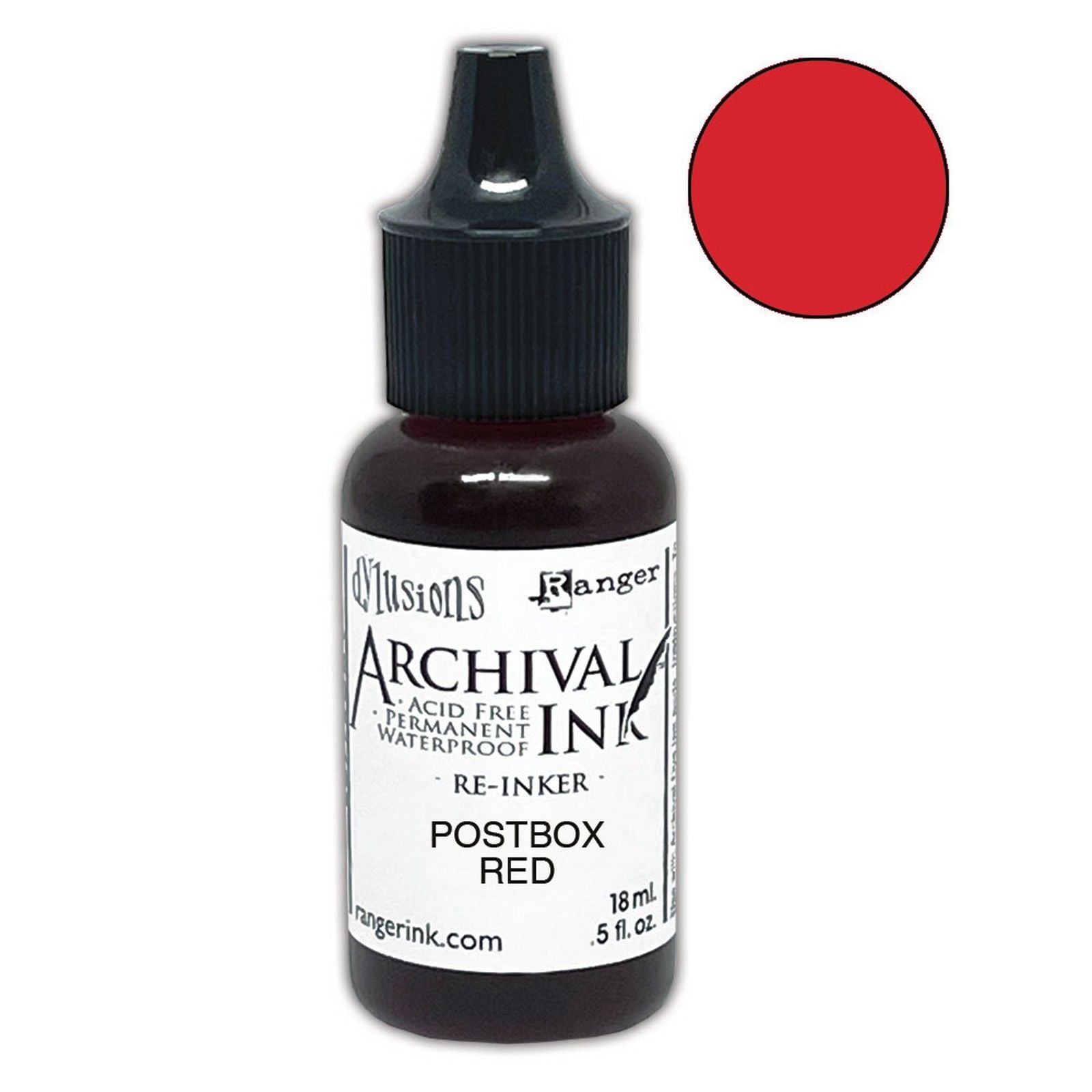 Ranger ink ranger • dylusions archival reinkers postbox red