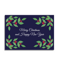 Art by andu wenskaart christmas blue
