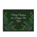 Art by andu wenskaart christmas green