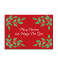 Art by andu wenskaart christmas red
