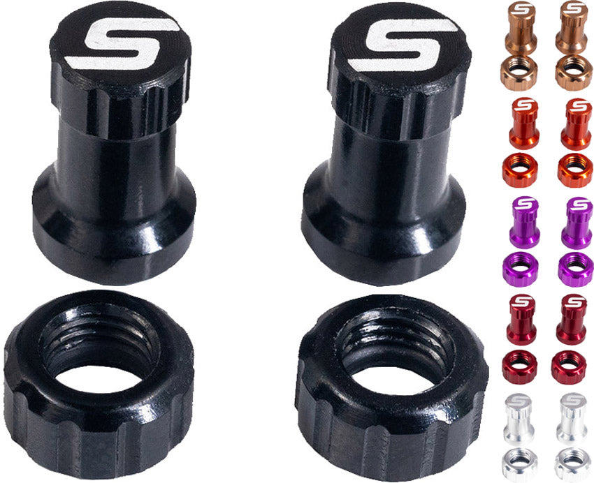Stan’s tubeless valve color kit | red