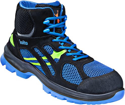 Atlas werkschoen flash 8205 hoog s1p | zwart blauw | maat 43 - 00.012.064.43