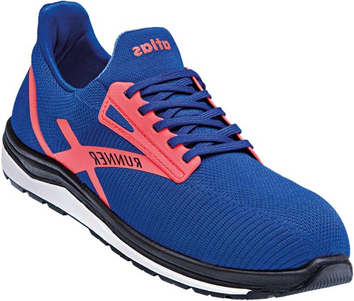 Atlas werkschoen runner 45 s1p | neon blauw | maat 41 - 4043692434360