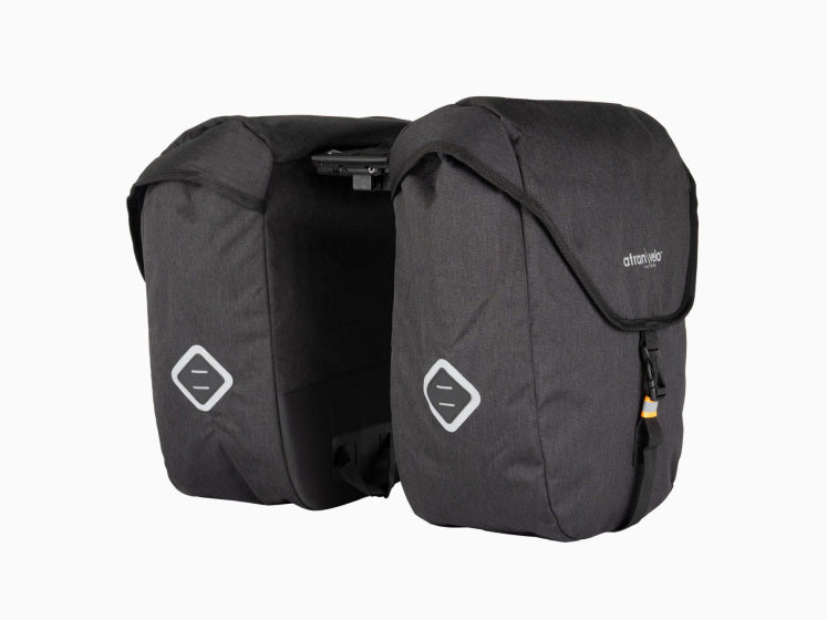AtranVelo Doppeltasche Zap mit AVS-Adapter 25l schwarz
