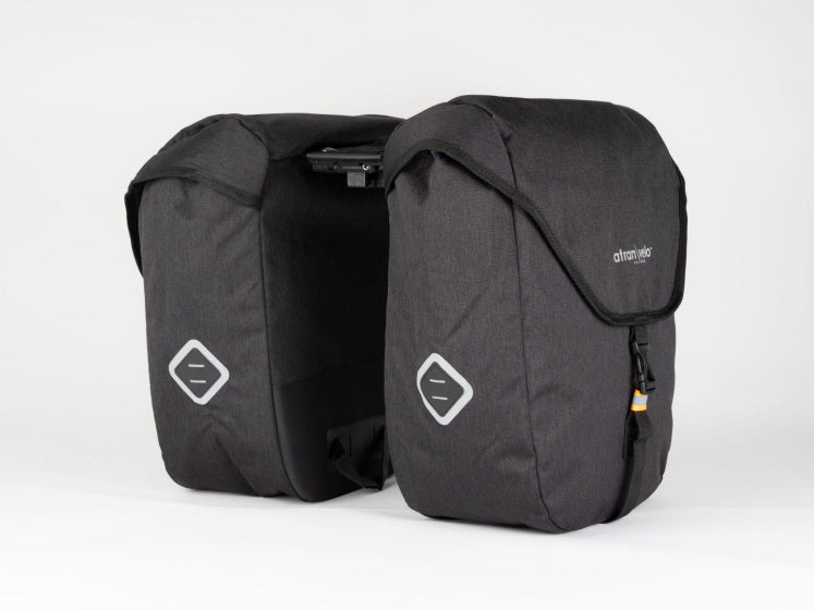 AtranVelo Doppeltasche Zap mit AVS-Adapter 25l schwarz