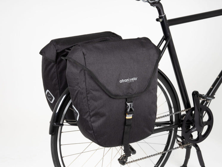 AtranVelo Doppeltasche Zap mit AVS-Adapter 25l schwarz